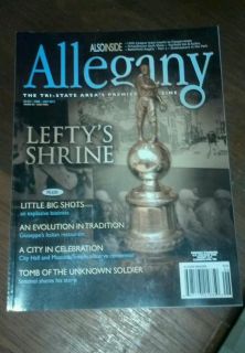 Allegany Magazine highlighting Lefty Groves American League MVP Trophy