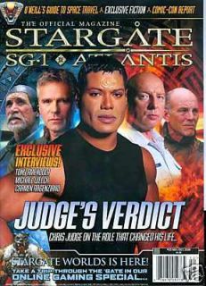 Stargate SG 1 Magazine 25 Tony Amendola Carmen Argenziano Chris Judge 