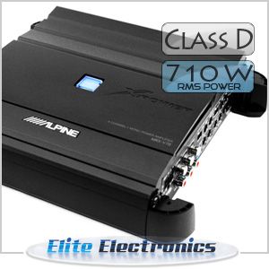 Alpine MRX V70 5 Channel 1200W x Power Class D Car Amplifier Audio Amp 