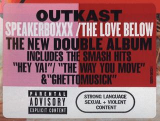 Outkast   Speakerboxxx / The Love Below (2003 Classic) 4x12 Vinyl LP 