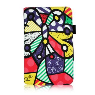  Kindle Fire 7 inch PU Leather Folio Case Cover Protector Stand 