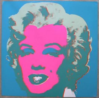 Andy Warhol , Sunday B. Morning # MARILYN MONROE, silkscreen # mint 