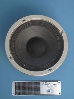 vintage speaker woofer 6 woofer from zenith allegro 300 time