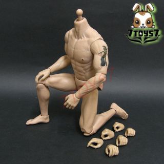 ACI Toys 1 6 Muscular Body Andrew Ver 4 Left Arm Tattoo Body 6 Hands 