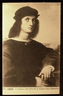 Art Portrait of Angelo Doni by Raphael Rafael Florence Pitti Gallery 