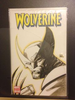 Andy Kuhn sketch cover commission   Wolverine   original art