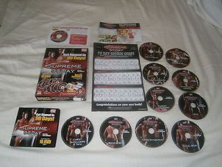GET INSANE ABS W/ SUPREME 90 DAY WORKOUT   BRAND NEW   90 DAY 10 DVD 