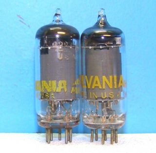 12BA6 Sylvania radio amplifier cb vintage electron vacuum tubes 2 