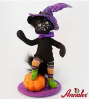 2011 Annalee Dolls Kitty in Boots Halloween Black Cat