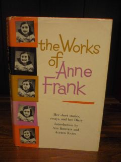 The Works of Anne Frank Diary 1959 First Edition Rare Illustrated