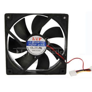 New 120mm PC Chassis Computer Case IDE 4Pins Fan Cooling Cooler