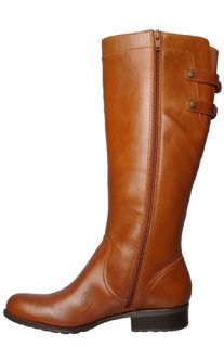 Anne Klein Womens Boots Keera Light Brown Leather Sz 9 5 M