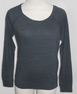 ABERCROMBIE & FITCH Womens Navy Long Sleeve Tee Shirt Sizes XS S