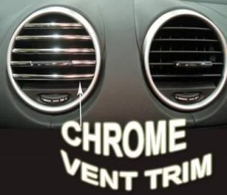 ACURA TL Chrome AC Vent Trim Set 99 00 01 02 03 (Fits Acura MDX)