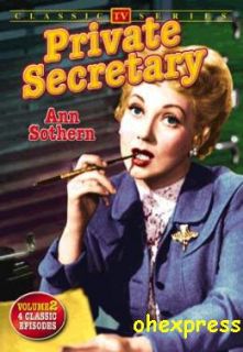Private Secretary Vol 2 Ann Sothern 4 TV Shows DVD New