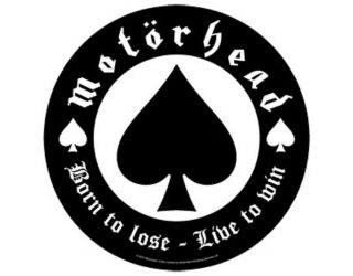 motorhead born to lose live to win official back patch