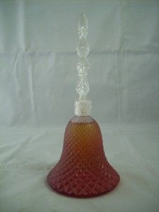 Avon Glass Rosepoint Bell Decanter Charisma Cologne
