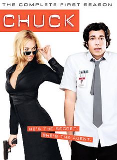 Chuck   The Complete First Season DVD, 2008, 4 Disc Set