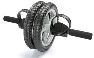 power ab wheel abdominal circle strength gym roller feet straps