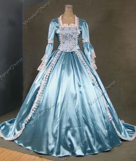 Marie Antoinette Gothic Victorian Gown Wedding Dress 150 M