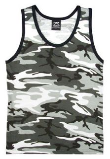 camo tank top in Mens Clothing