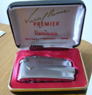 Vintage Ronson Varaflame Premier Lighter