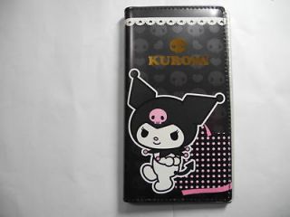 new sanrio kuromi 24 pocket card holder black from hong