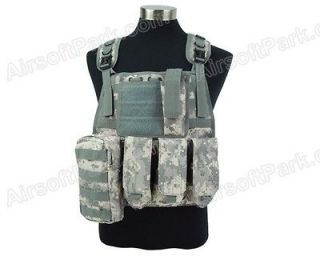airsoft tactical molle plate carrier vest acu from china time