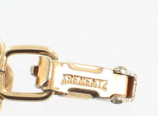 vintage krementz cameo link bracelet orig box be sure to
