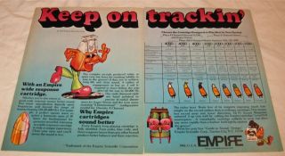vintage empire 4000 2000 phono cartridge print ad 1975 time
