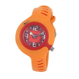 NIKE CHILDRENS TRIAX SWEEPER SPORT WATCH ORANGE PLASTIC CASE & STRAP 