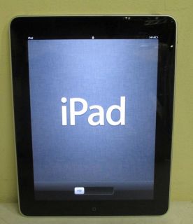 Apple iPad 1st Generation 16GB, Wi Fi, 9.7in   Black/Silver (MC820LL/A 