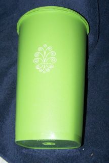 Vintage Tupperware Snack Canister Apple Green VGC