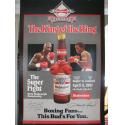 1987 Marvin Hagler vs Sugar Ray Leonard Vintage Boxing Fight Poster 