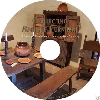 Antique Furniture Collecting 64 Vintage Books on DVD
