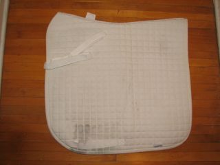 used albion dressage saddle pad white time left $ 20