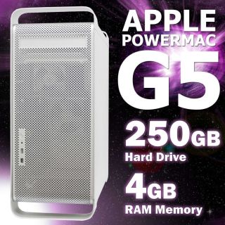 Apple Power Mac Computer Dual G5 Desktop OSX Powermac 4GB Ram 250gb HD 