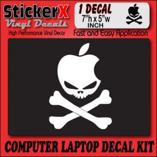 Apple Hackintosh Logo Computer Mod Decal Sticker 5x7 In