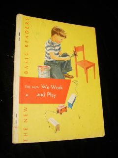 1956 Dick and Jane The New We Work and Play 2nd Preprimer