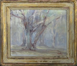 Impressionist Painting by Listed Artist Arnold E Turtle