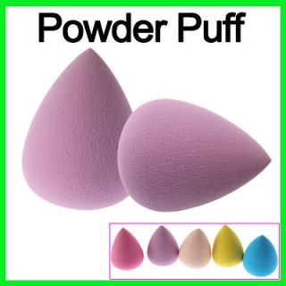 Water Droplets Shape Sponge Powder Puff Smooth Pro Beauty Makeup Clean 