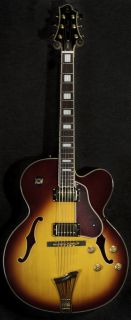 Used Samick JZ2 Archtop Guitar in Sunburst Finish with Case