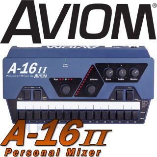Aviom A16II A 16II 16 Channel Personal Monitoring Mixer