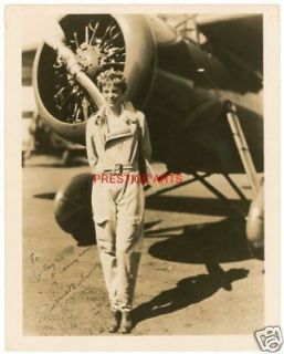 signed amelia earhart reprint time left $ 7 88 or
