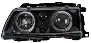 Anzo Black Projector Headlights 88 89 Honda CRX Civic