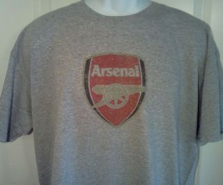 Arsenal Football Club Premier League Logo T Shirt XXL