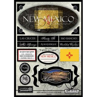 Scrapbook Customs United States New Mexico State Cardstock Stickers 