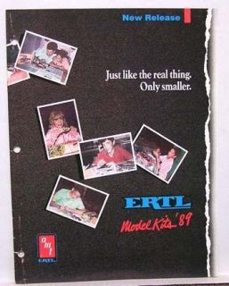 1989 amt ertl dealer catalog new releases star trek time