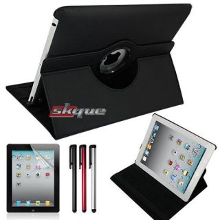    Bundle 360 Leather Case Cover Stand For Apple Ipad 3rd 4th Gen