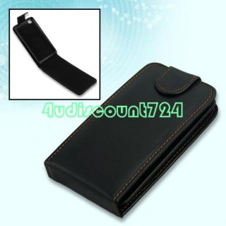 Leather Skin Flip Case for Apple iPod Touch 4G 4th Gen